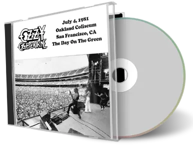 Artwork Cover of Ozzy Osbourne 1981-07-04 CD Oakland Audience