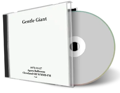 Artwork Cover of Gentle Giant 1975-01-27 CD Cleveland Soundboard