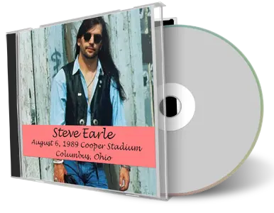 Artwork Cover of Steve Earle 1989-08-06 CD Columbus Audience