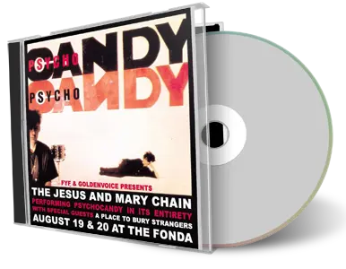 Artwork Cover of Jesus And Mary Chain 2015-08-19 CD Hollywood Soundboard