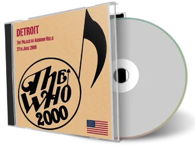 Artwork Cover of The Who 2000-06-27 CD Auburn Hills Soundboard