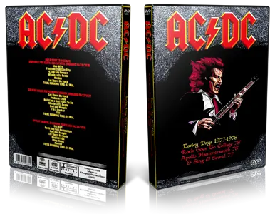 Artwork Cover of ACDC Compilation DVD Earley Days 1977-1978 Proshot