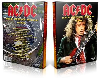 Artwork Cover of ACDC Compilation DVD Let There Rock 1980 Proshot