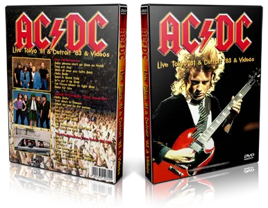 Artwork Cover of ACDC Compilation DVD Tokyo 1981 and Detroit 1983 Proshot