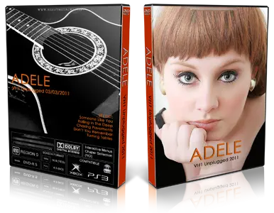 Artwork Cover of Adele Compilation DVD VH1 Unplugged 2011 Proshot