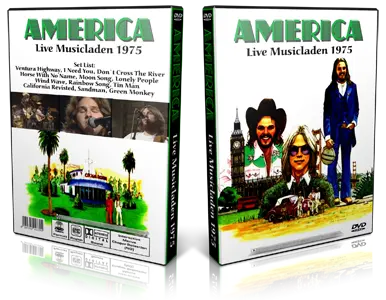 Artwork Cover of America Compilation DVD Musicladen 1975 Proshot