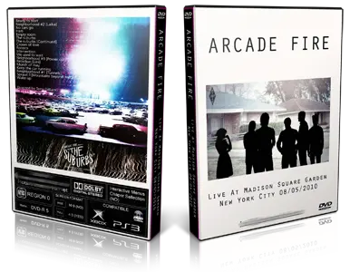 Artwork Cover of Arcade Fire 2010-08-05 DVD New York City Proshot