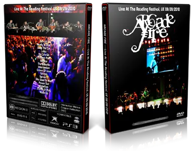 Artwork Cover of Arcade Fire Compilation DVD Reading Festival 2010 Proshot