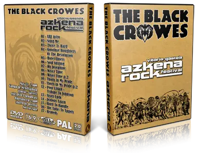 Artwork Cover of Black Crowes 2009-05-15 DVD Vitoria-Gasteiz Proshot
