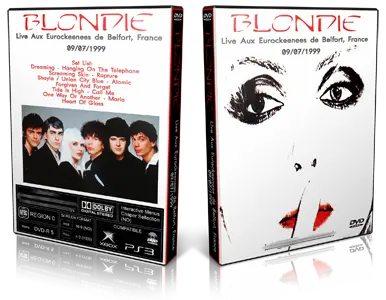 Artwork Cover of Blondie Compilation DVD Eurockeenees 1999 Proshot