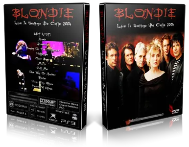 Artwork Cover of Blondie Compilation DVD Santiago De Chile 2004 Proshot