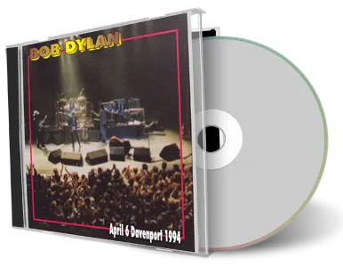Artwork Cover of Bob Dylan 1994-04-06 CD Davenport Audience