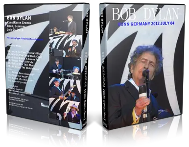 Artwork Cover of Bob Dylan 2012-07-04 DVD Bonn Audience