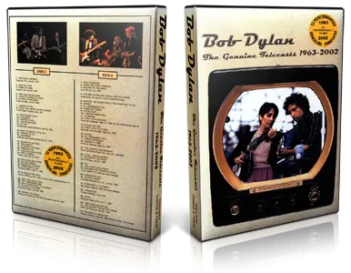 Artwork Cover of Bob Dylan Compilation DVD The Genuine Telecasts 1963-2002 Vol 3-4 Proshot
