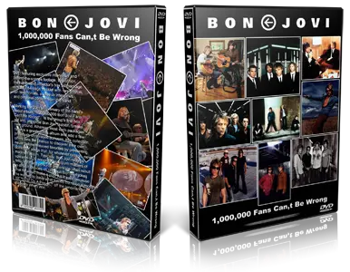 Artwork Cover of Bon Jovi Compilation DVD 1 000 000 Fans Cant Be Wrong Proshot