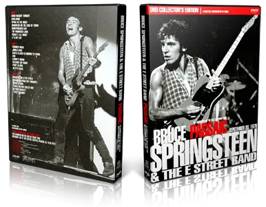 Artwork Cover of Bruce Springsteen 1978-09-20 DVD Passaic Proshot