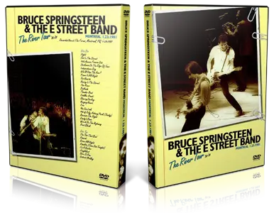 Artwork Cover of Bruce Springsteen 1981-01-23 DVD Montreal Audience
