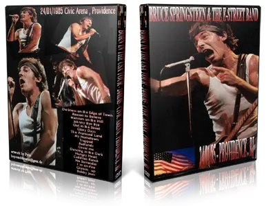 Artwork Cover of Bruce Springsteen 1985-01-24 DVD Providence Audience