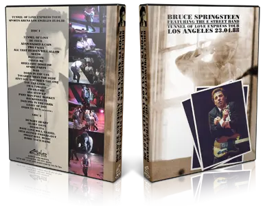 Artwork Cover of Bruce Springsteen 1988-04-23 DVD Los Angeles Audience