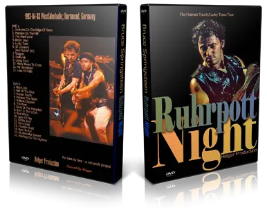 Artwork Cover of Bruce Springsteen 1993-04-03 DVD Dortmund Audience
