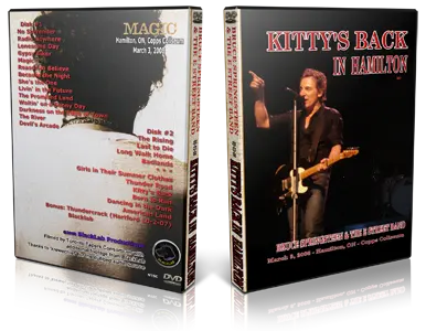 Artwork Cover of Bruce Springsteen 2008-03-03 DVD Hamilton Audience