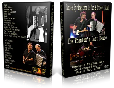 Artwork Cover of Bruce Springsteen 2008-03-20 DVD Indianapolis Audience