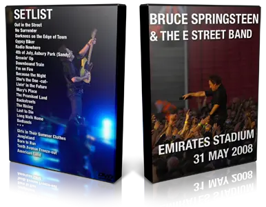 Artwork Cover of Bruce Springsteen 2008-05-31 DVD London Audience