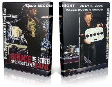 Artwork Cover of Bruce Springsteen 2008-07-08 DVD Oslo Audience