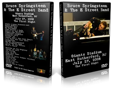Artwork Cover of Bruce Springsteen 2008-07-27 DVD East Rutherford Audience