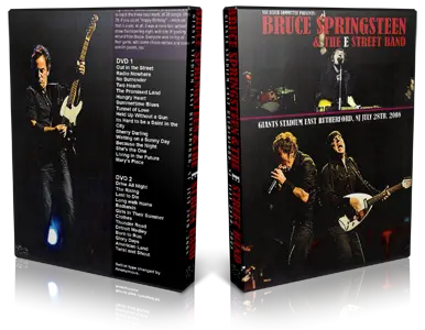 Artwork Cover of Bruce Springsteen 2008-07-28 DVD East Rutherford Audience