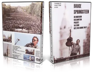 Artwork Cover of Bruce Springsteen 2008-10-04 DVD Philadelphia Proshot