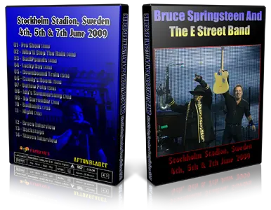 Artwork Cover of Bruce Springsteen 2009-06-00 DVD Stockholm Proshot