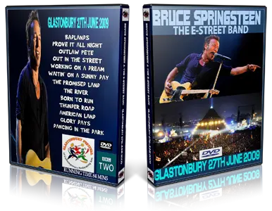 Artwork Cover of Bruce Springsteen 2009-06-27 DVD Glastonbury Proshot