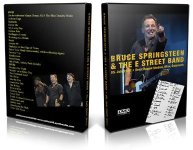 Artwork Cover of Bruce Springsteen 2009-07-05 DVD Vienna Audience