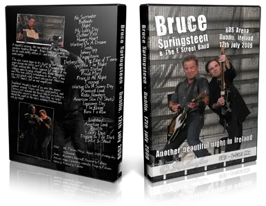 Artwork Cover of Bruce Springsteen 2009-07-12 DVD Dublin Audience