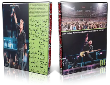 Artwork Cover of Bruce Springsteen 2009-10-03 DVD East Rutherford Audience