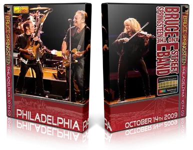 Artwork Cover of Bruce Springsteen 2009-10-14 DVD Philadelphia Audience