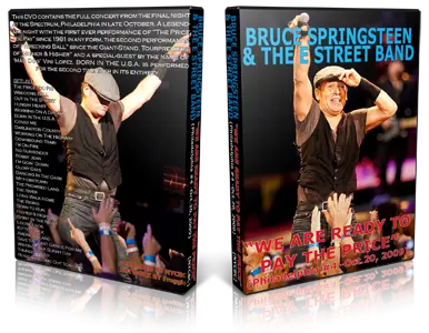 Artwork Cover of Bruce Springsteen 2009-10-20 DVD Philadelphia Audience