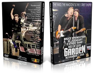 Artwork Cover of Bruce Springsteen 2009-11-07 DVD New York Audience