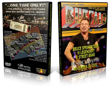 Artwork Cover of Bruce Springsteen 2009-11-22 DVD Buffalo Audience