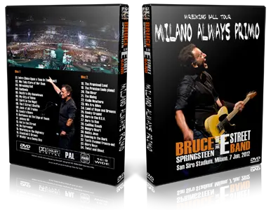 Artwork Cover of Bruce Springsteen 2012-06-07 DVD Milan Audience