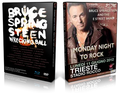 Artwork Cover of Bruce Springsteen 2012-06-11 DVD Trieste Audience