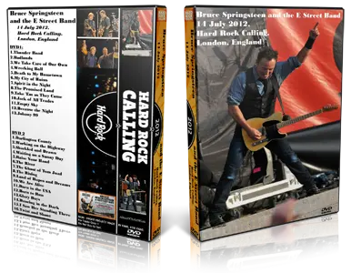 Artwork Cover of Bruce Springsteen 2012-07-14 DVD London Audience
