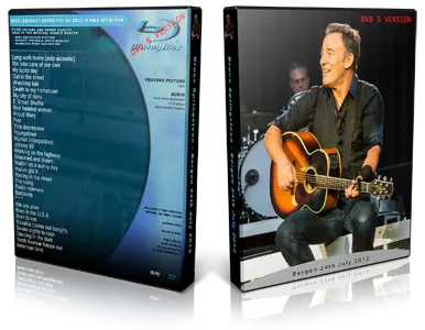 Artwork Cover of Bruce Springsteen 2012-07-24 DVD Bergen Audience