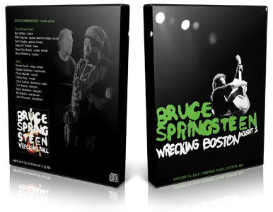 Artwork Cover of Bruce Springsteen 2012-08-14 DVD Boston Audience