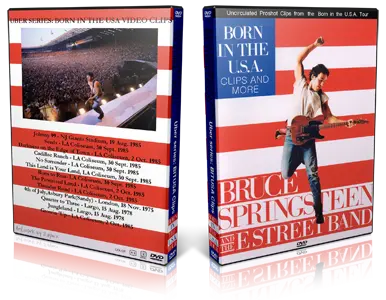 Artwork Cover of Bruce Springsteen Compilation DVD BITUSA Clips Proshot