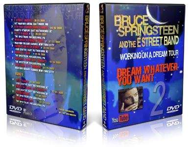 Artwork Cover of Bruce Springsteen Compilation DVD Dream Whatever You Want Vol 2-The Wild Audience