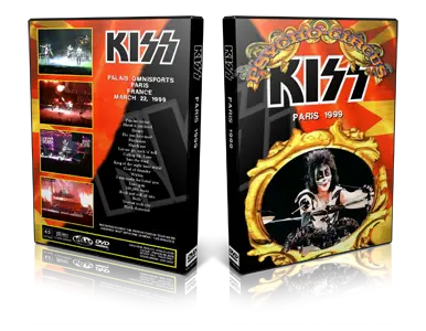Artwork Cover of KISS 1999-03-22 DVD Paris Audience