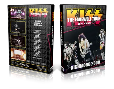 Artwork Cover of KISS 2000-06-06 DVD Richmond Audience