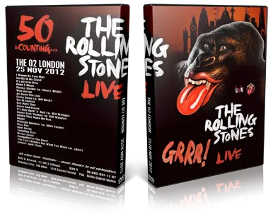 Artwork Cover of Rolling Stones 2012-11-25 DVD London Audience